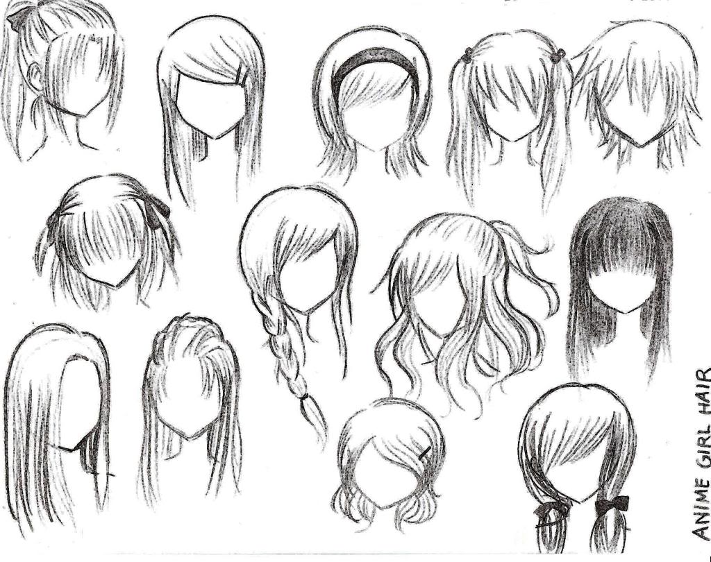1024x810 Drawing Anime Hairstyles Hair And Hairstyles - Hairstyles Drawing