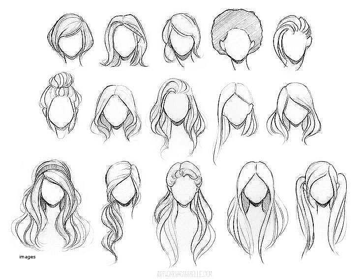 Hairstyle Drawing Step By Step - Sokbosoksu