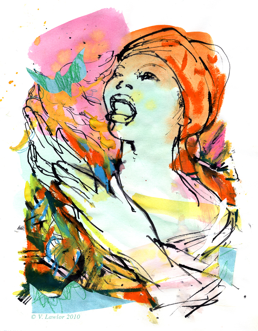 850x1089 Spirit - Haiti Drawing