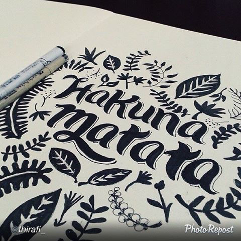 480x480 hakuna matata discovered - Hakuna Matata Drawing