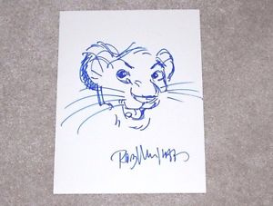 300x227 rob minkoff hand drawn signed simba sketch the lion king coa - Hakuna Matata Drawing