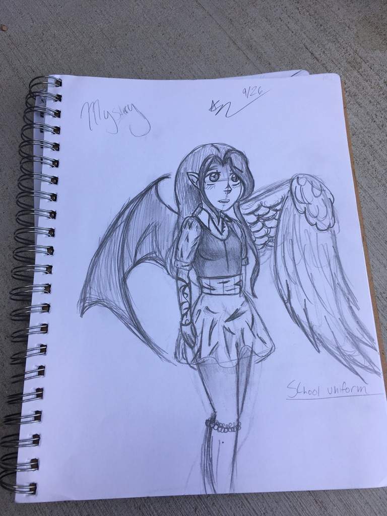 768x1024 half demon half angel anime amino - Half Angel Half Demon Drawing