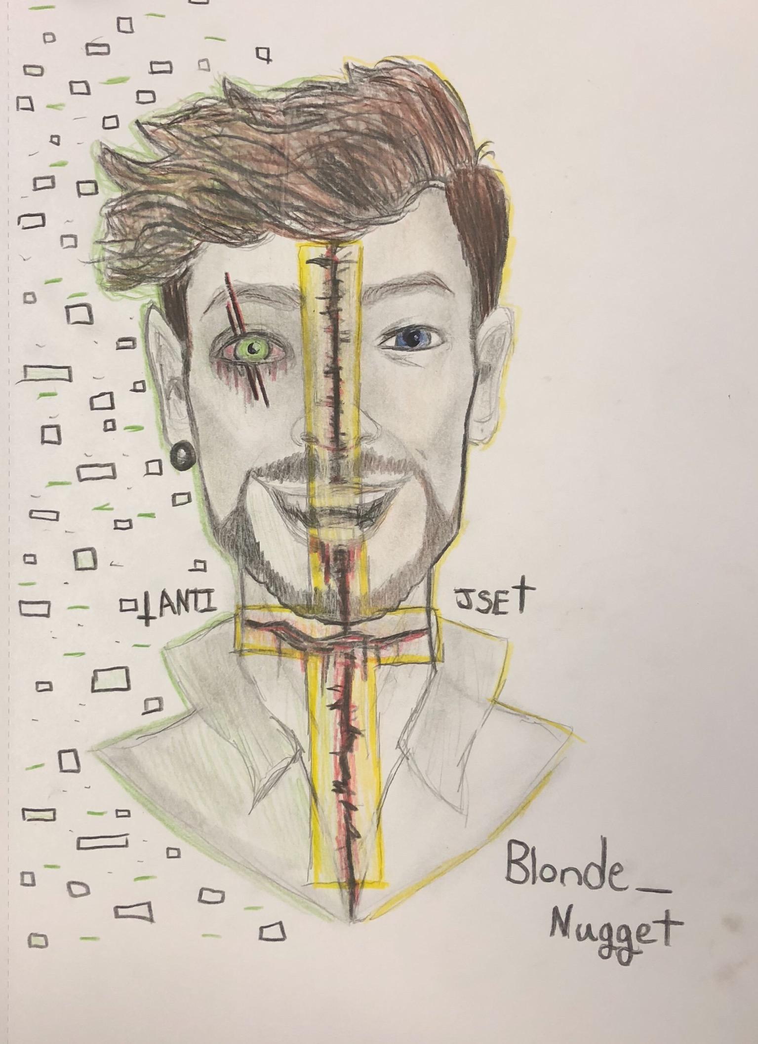 1535x2116 half demon half angel jacksepticeye - Half Angel Half Demon Drawing