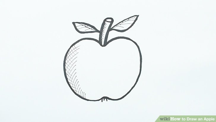 728x410 Clip Art Half Apple Charte - Half Apple Drawing