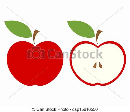 450x387 Collection Of Free Sun Vector Half Download On Ui Ex - Half Apple Drawing