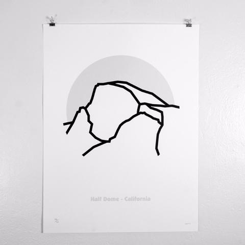 480x480 The Half Dome Coaster - Half Dome Drawing