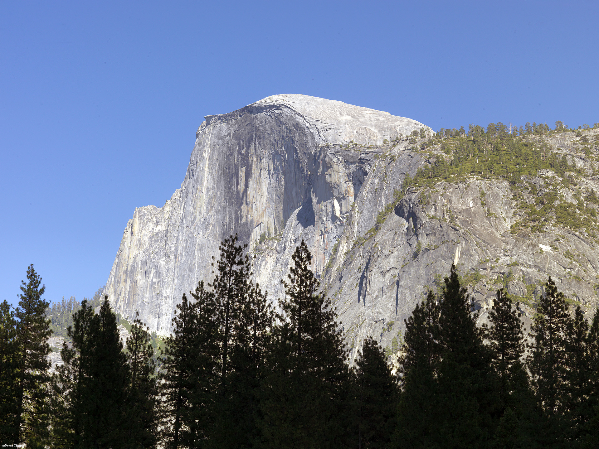 1920x1440 Yosemite Half Dome Drawing Hd Wallpaper, Background Images - Half Dome Drawing