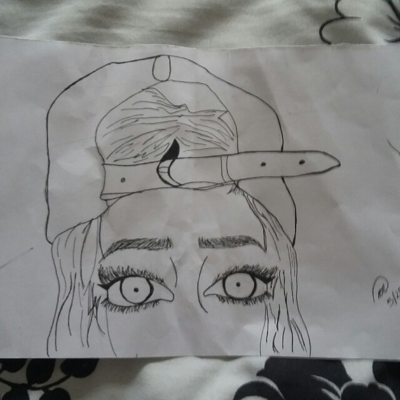 1280x1280 Half Face Drawing - Half Face Drawing