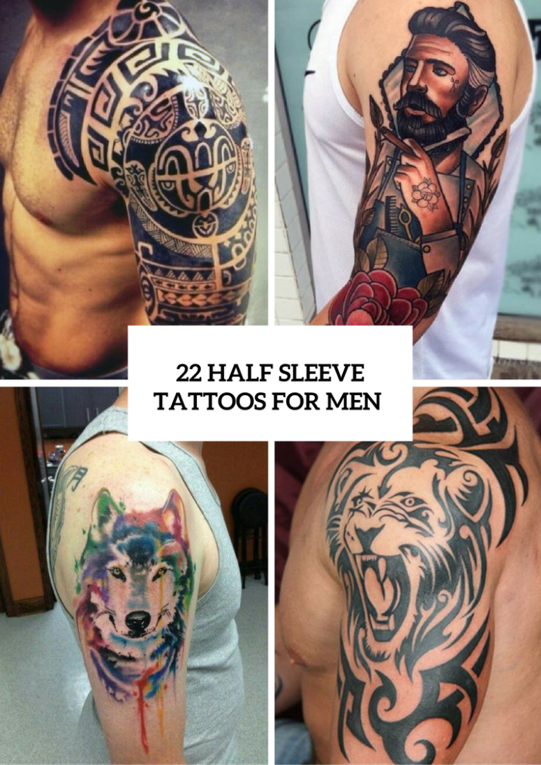 775x1096 Half Sleeve Tattoo Ideas For Men - Half Sleeve Tattoo Drawings