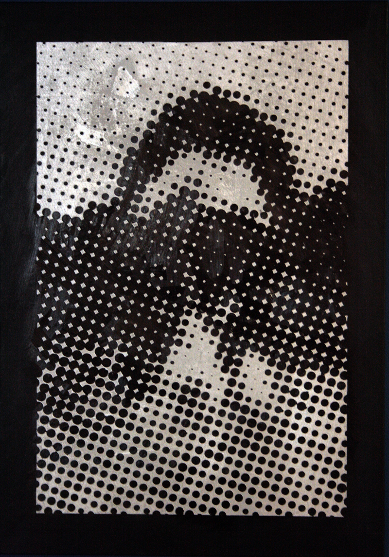 800x1145 Pixelated Halftone Drawing Sean Hanrahan - Halftone Drawing