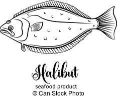 233x194 Halibut Illustrations And Clip Art Halibut Royalty Free - Halibut Drawing