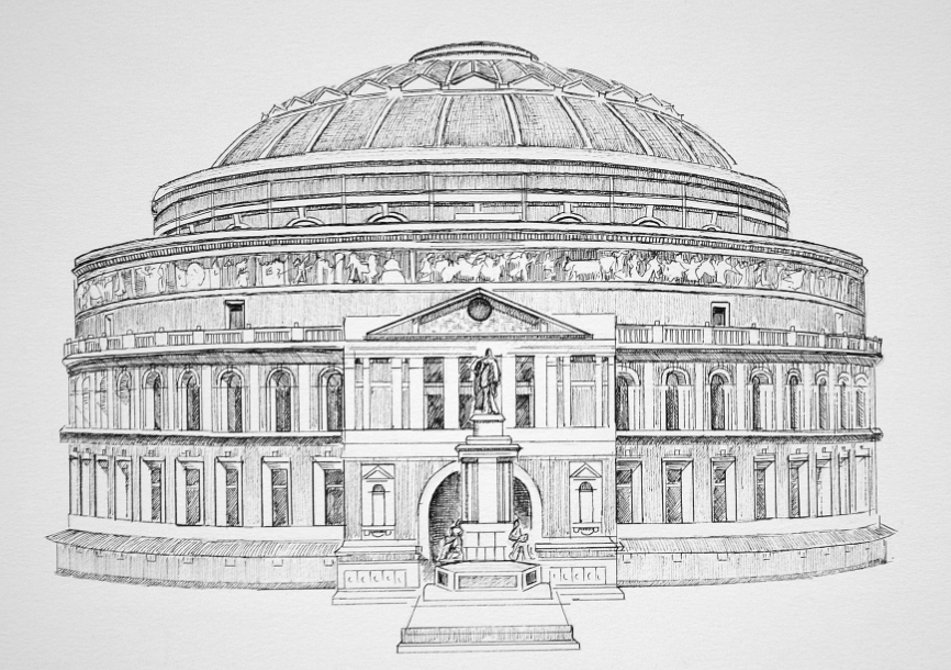 866x610 Drawings Victoria Heald - Hall Drawing