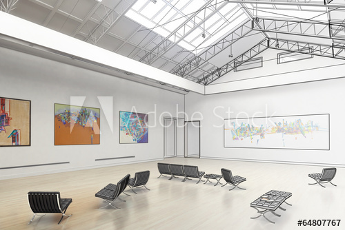 500x334 exhibition hall - Hall Drawing