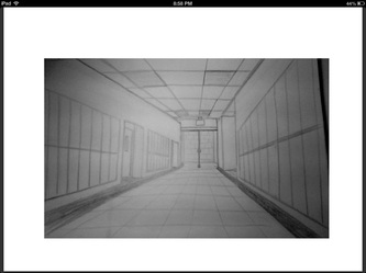 333x249 Hallway Drawing - Hall Drawing