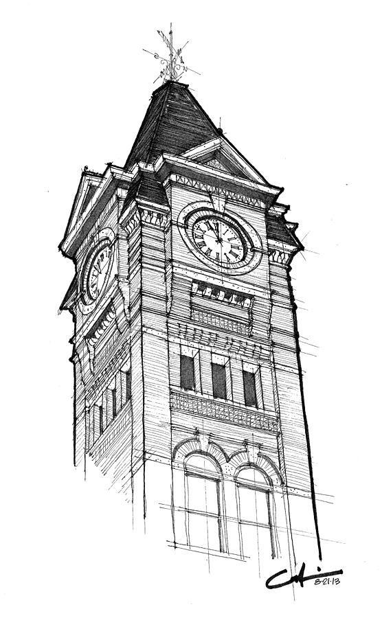 556x900 samford hall drawing - Hall Drawing