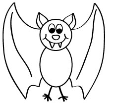 228x208 Halloween Activities - Halloween Bat Drawing