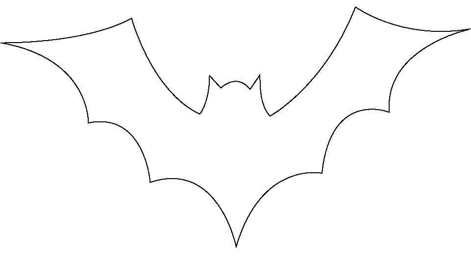 961x568 Bat Drawing Templates Fun For Christmas Halloween - Halloween Bat Drawing