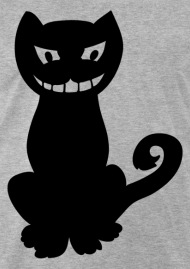 190x269 halloween cat drawing men's premium t shirt spreadshirt - Halloween Black Cat Drawing