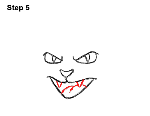 500x386 How To Draw A Black Cat - Halloween Cartoon Drawings