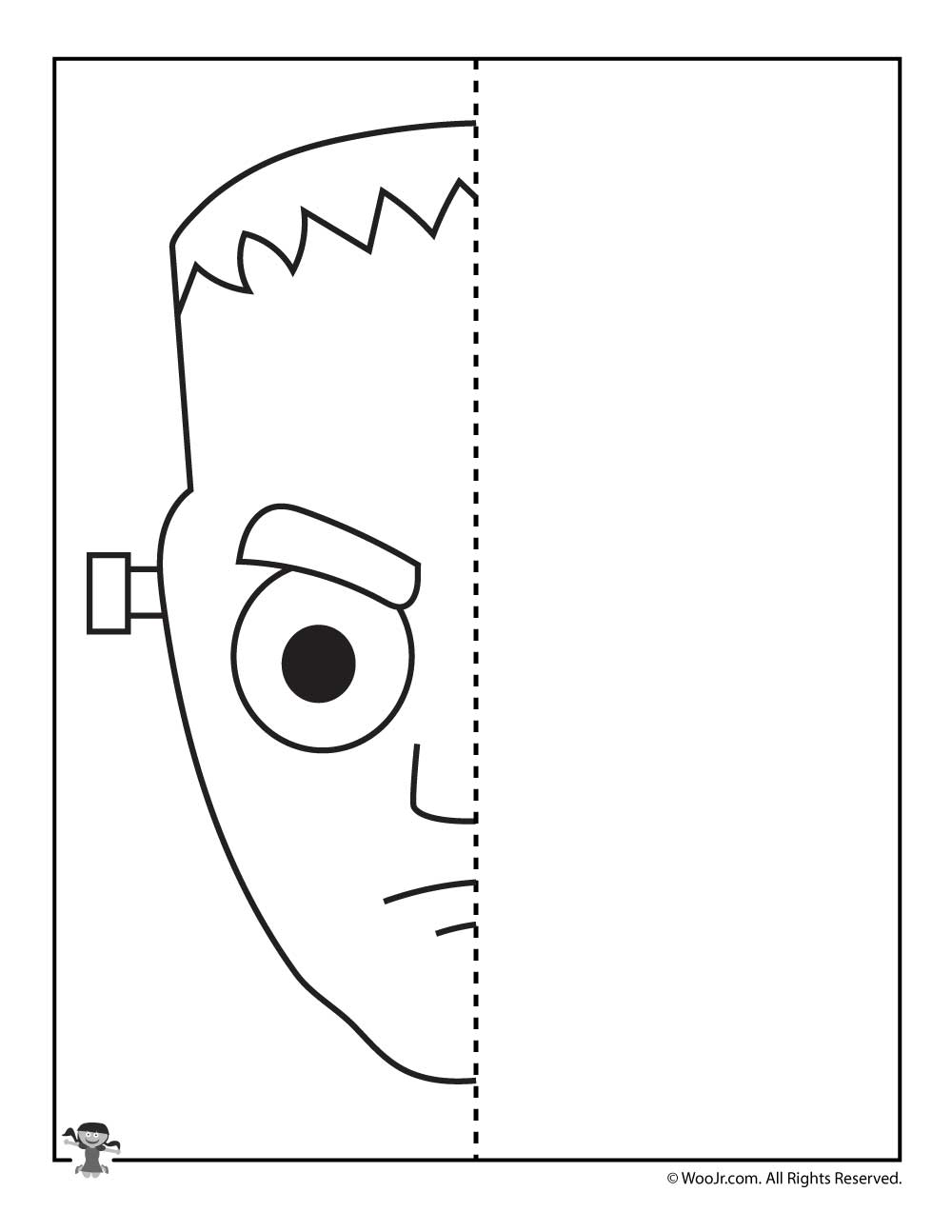 1000x1294 Halloween Finish The Picture Art Activity Sheets Woo! Jr Kids - Halloween Drawing Activities