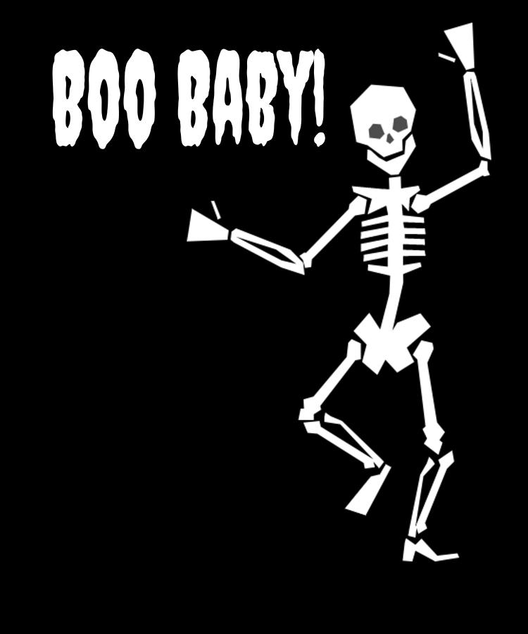 750x900 halloween skeleton boo baby halloween fun drawing - Halloween Drawing Designs