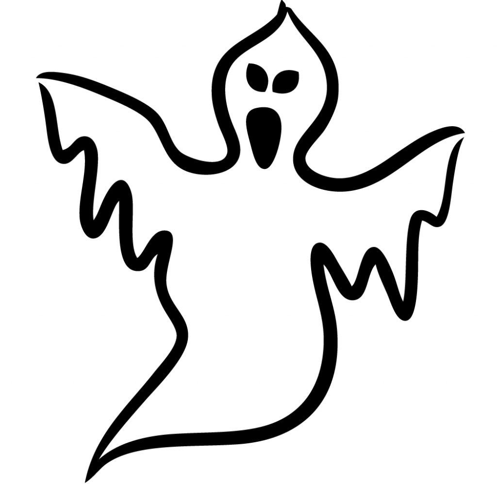 1024x997 Ghost Drawing For Kids And Easy Halloween Drawing Easy Ghost - Halloween Drawing Ideas For Kids