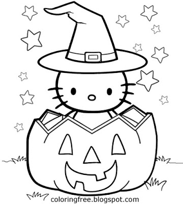 360x400 Lets Coloring Book Free Halloween Printable Pictures For Kids - Halloween Drawing Ideas For Kids