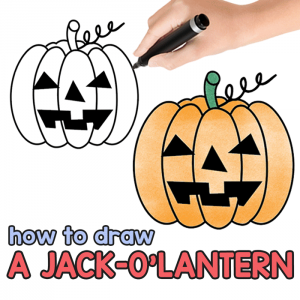 300x300 How To Draw Halloween Archives - Halloween Drawing Ideas For Kids