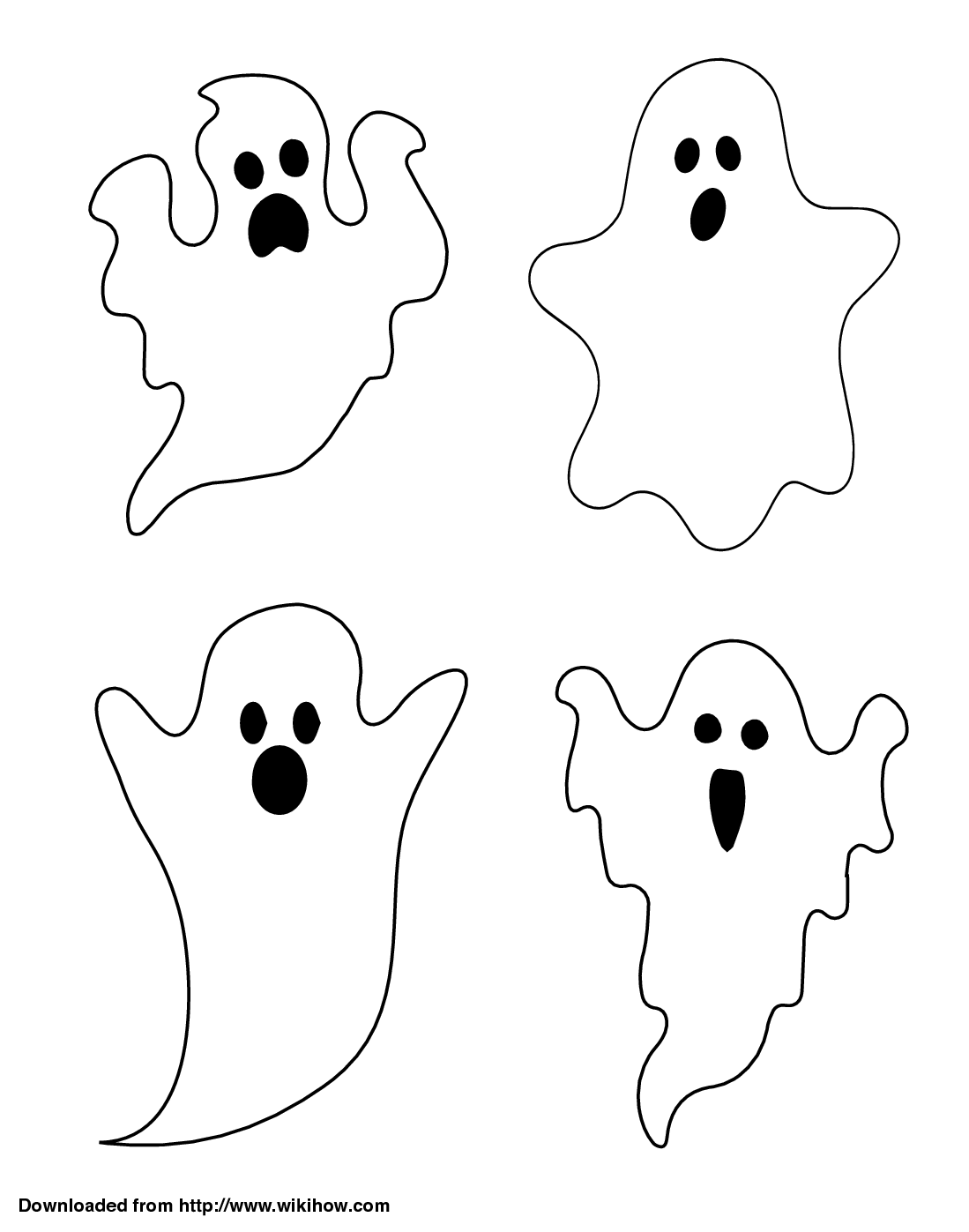 1099x1397 draw a ghost stained glass projects halloween, halloween - Halloween Drawing Ideas For Kids