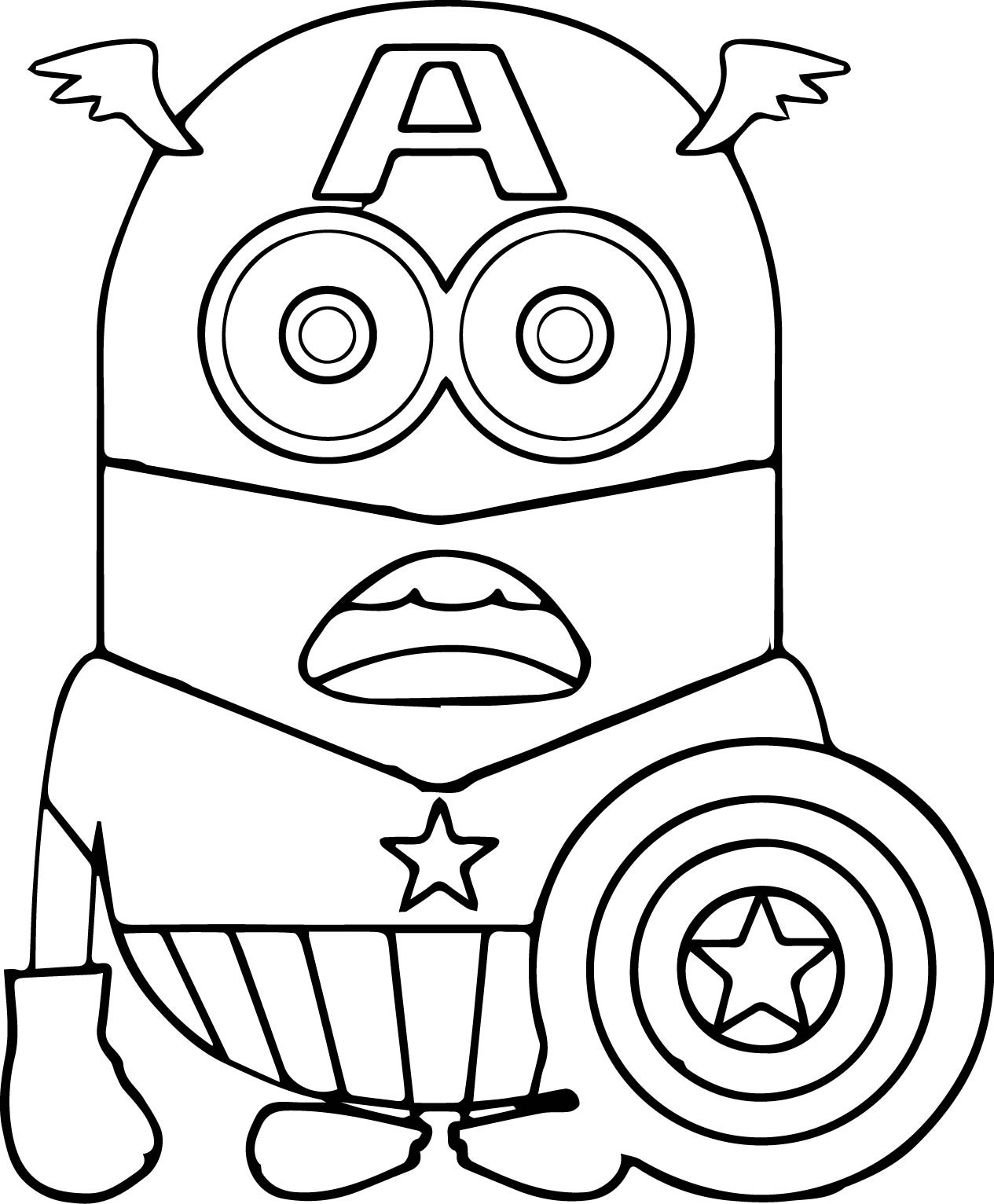 Download Minion Coloring Pages Halloween