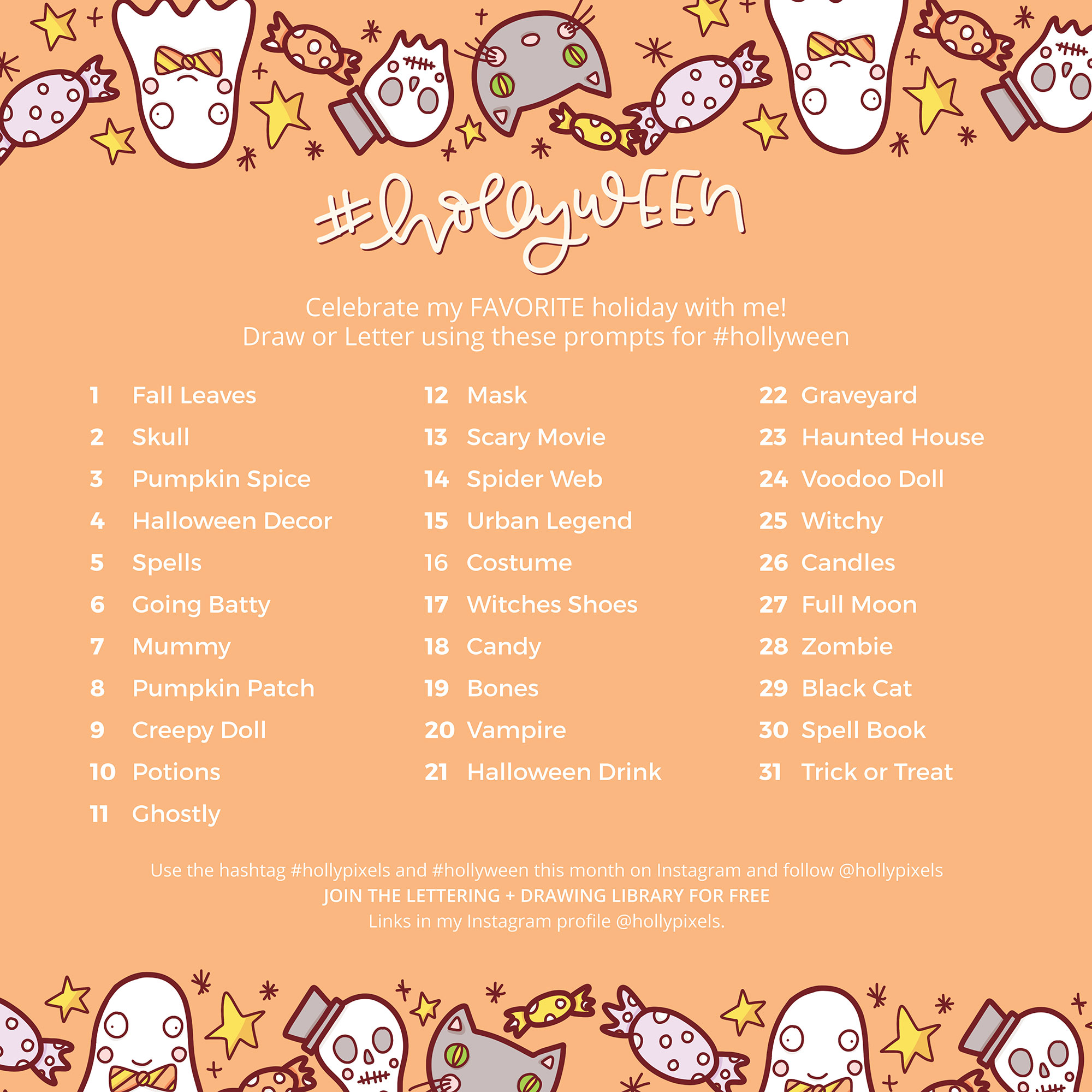 Halloween Drawing Prompts at Explore collection of
