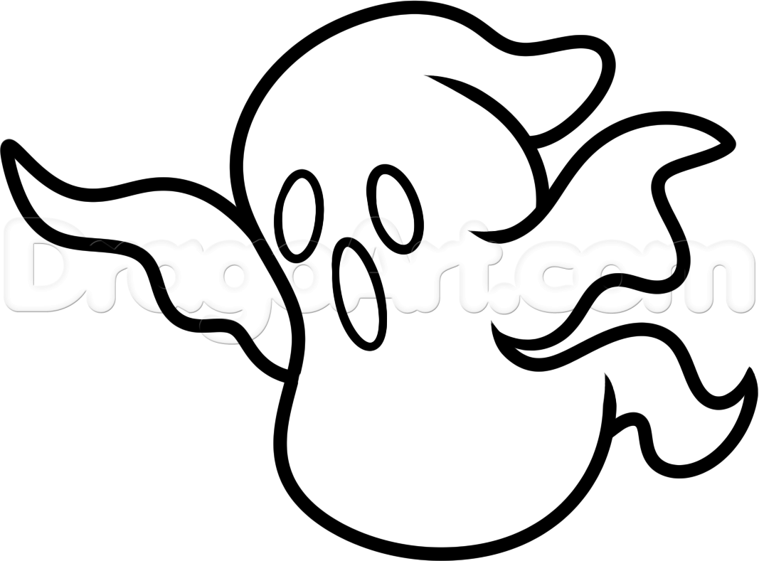 1067x789 Pictures Of Halloween Drawings Easy Drawing Best Free Coloring - Halloween Drawings