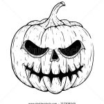 150x150 scary halloween drawings scary halloween pumpkin smile sketchy - Halloween Drawings Pumpkin