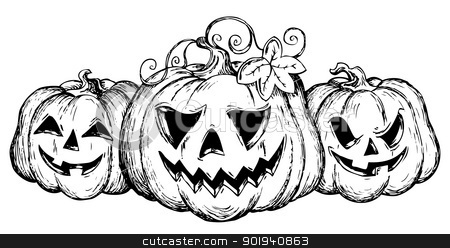 450x248 halloween pumpkin drawing festival collections - Halloween Drawings Pumpkin