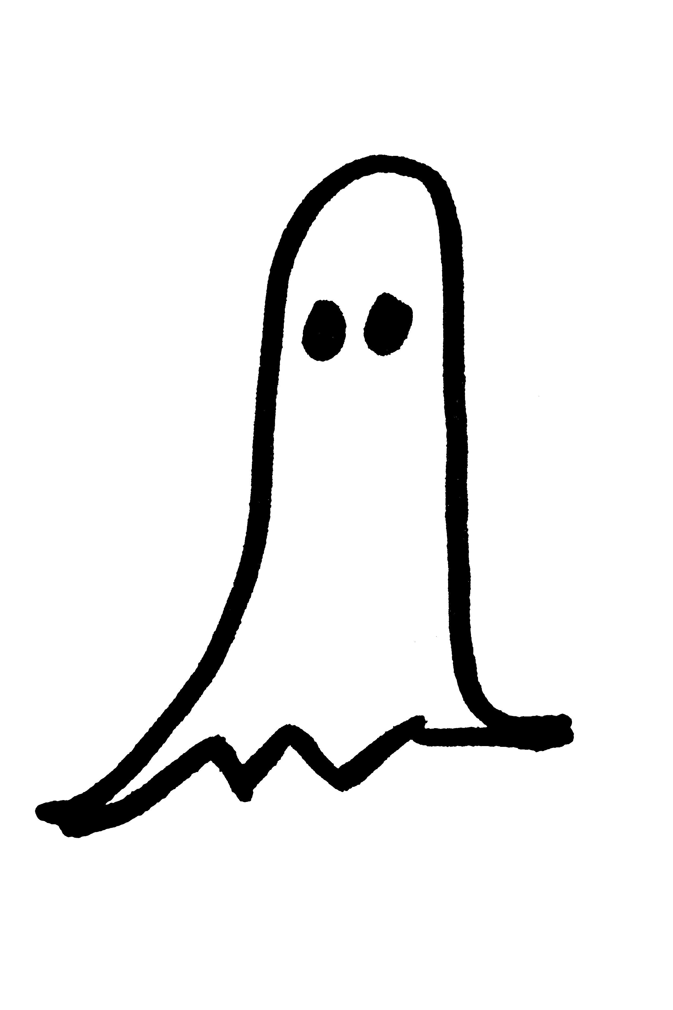 2592x3888 Halloween Ghost Hand Drawn Clip Art Picture Free Photograph - Halloween Ghost Drawing