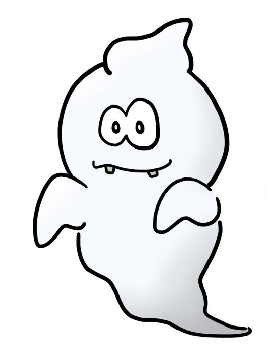 525x700 Halloween Ghost Drawing Free Image - Halloween Ghost Drawing