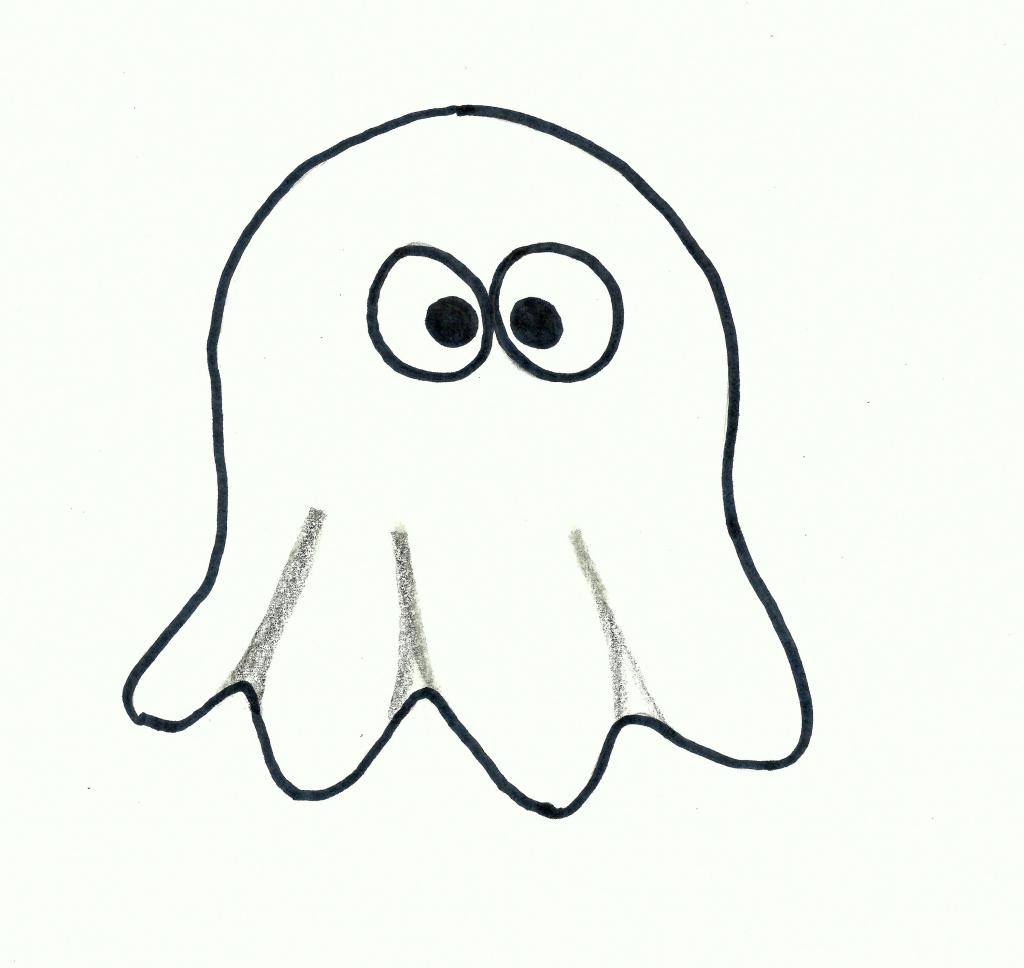 1024x968 Inspiring Ghost Drawing For Kids Photos - Halloween Ghost Drawing