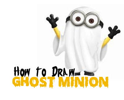 400x324 How To Draw Ghost Minions For Halloween And Trick Or Treating - Halloween Ghost Drawing