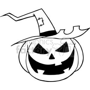 300x300 Cartoon Halloween Pumpkin Clipart Royalty Free Clipart - Halloween Line Drawings