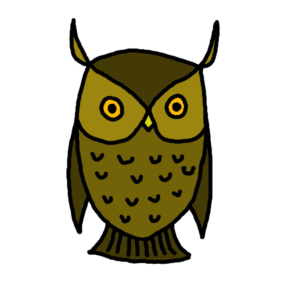1000x1000 Free Halloween Owl Free Download - Halloween Owl Drawing