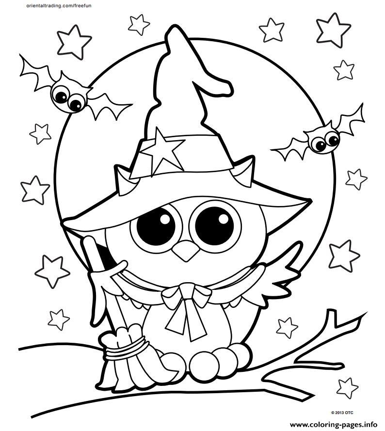 794x889 Halloween Coloring Pages Owls - Halloween Owl Drawing
