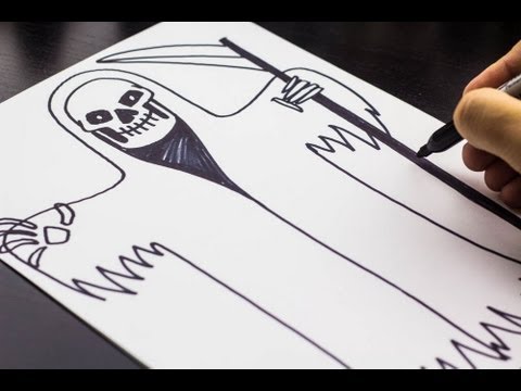 480x360 How To Draw The Grim Reaper For Halloween! - Halloween Pictures Drawing