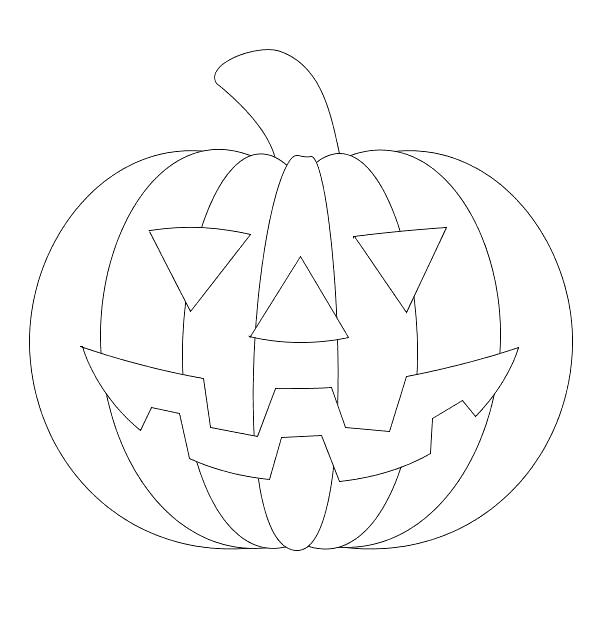 600x630 Set Of Scary Pumpkins Autumn Holidays Hand Draw Pumpkin Drawings - Halloween Pumpkin Drawing