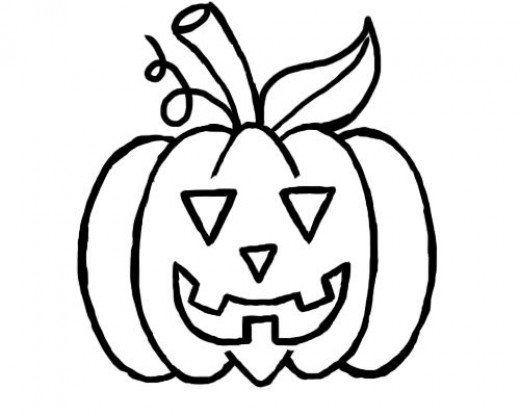 520x416 Kids Halloween Drawings Fun For Christmas Halloween - Halloween Pumpkin Drawing For Kids