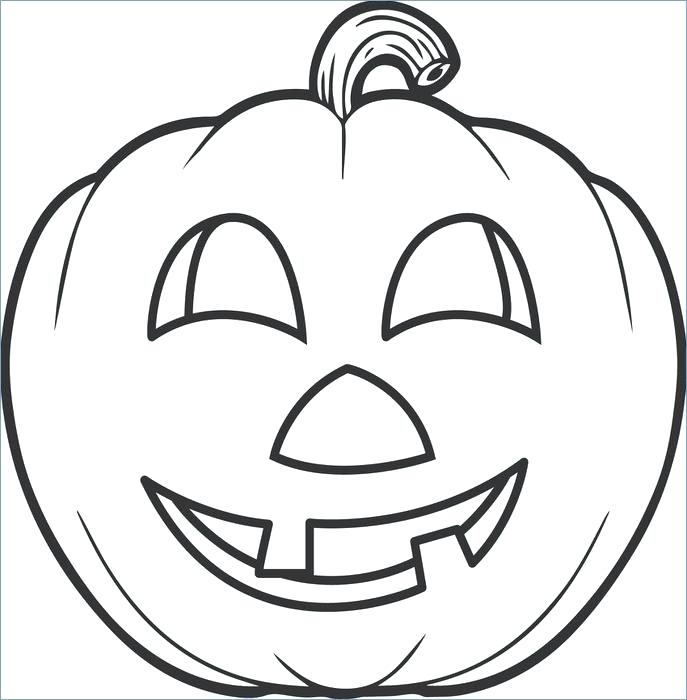687x700 Top Free Printable Halloween Pumpkin Coloring Pages Online - Halloween Pumpkin Drawing For Kids