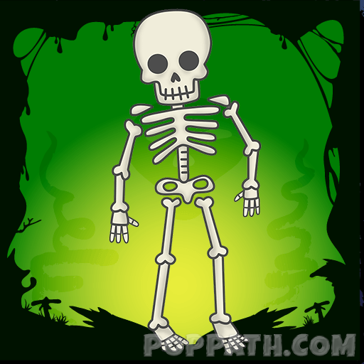 512x512 How To Draw A Skeleton Pop Path - Halloween Skeleton Drawing