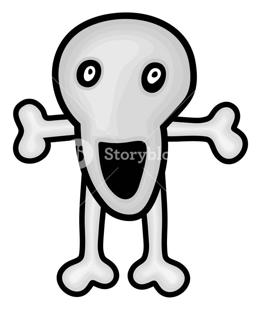 839x1000 Funny Halloween Skull Drawing Royalty Free Stock Image - Halloween Skull Drawing