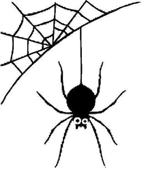 211x250 Halloween Spider Web - Halloween Spider Drawing