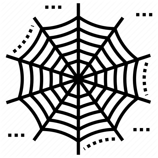 512x512 cobweb, dark web, spider drawing, spider net, spider out, spider - Halloween Spider Drawing
