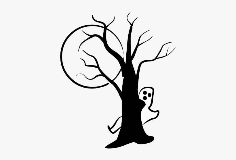 Halloween Tree Drawing at Explore collection of